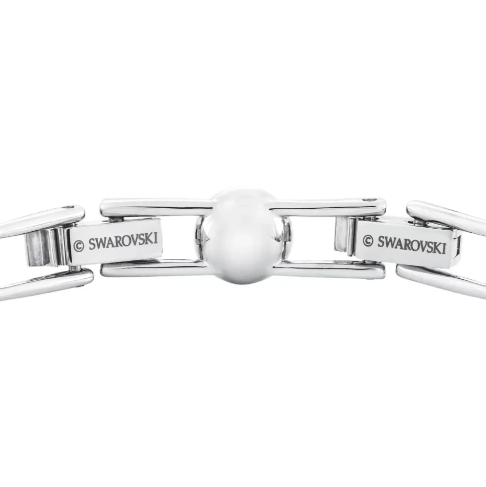 Angelic Armbånd i Hvitt, 5071173 - Tidløs Eleganse med Gnistrande Krystallpavé, Rhodiumbelagt
