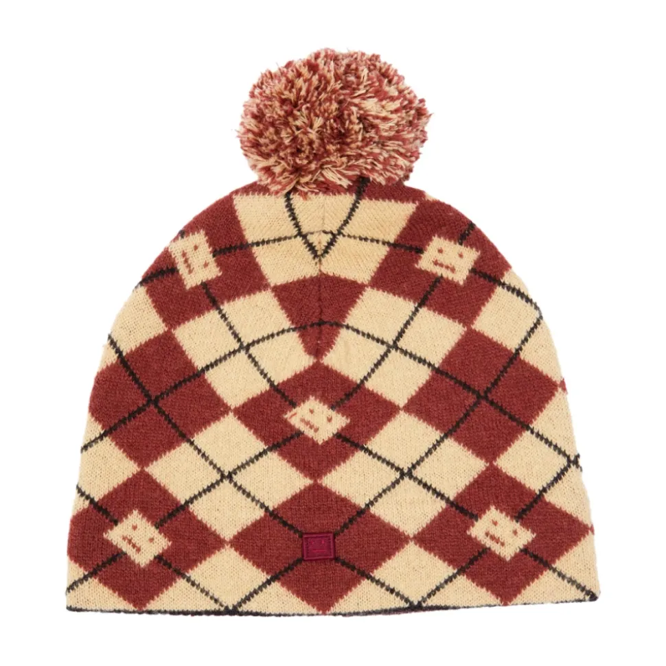 Argyle Face Beanie Lue