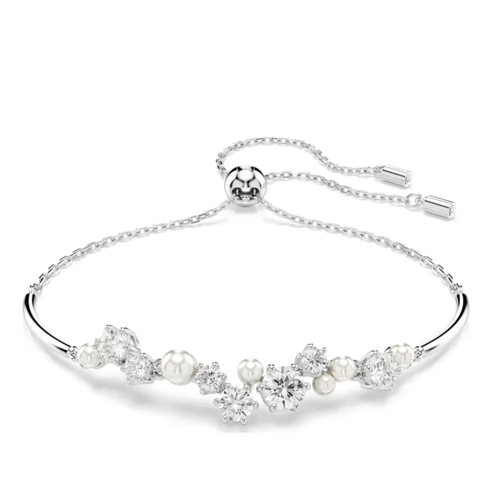 Armbånd Unisex Constella Crystal Pearl Hvit 5705618