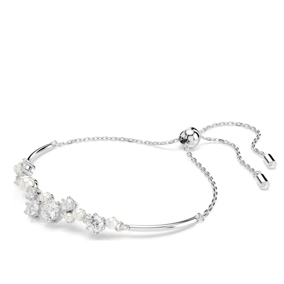 Armbånd Unisex Constella Crystal Pearl Hvit 5705618