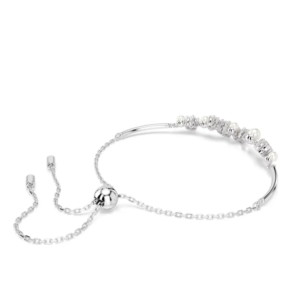 Armbånd Unisex Constella Crystal Pearl Hvit 5705618