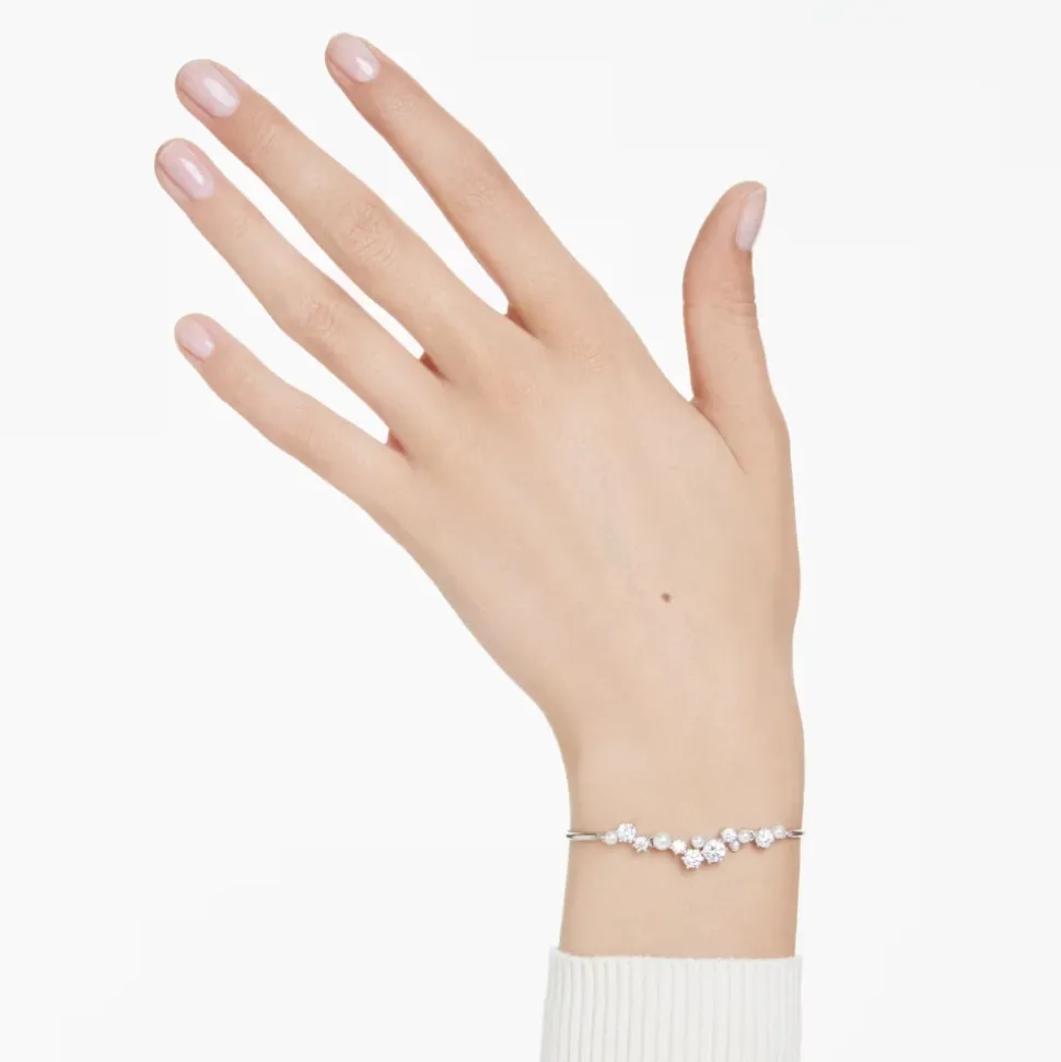 Armbånd Unisex Constella Crystal Pearl Hvit 5705618