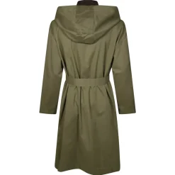 Avtagbar dyreprint militær trenchcoat