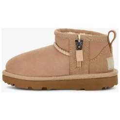Barn Klassisk Ultra Mini Beige Støvler