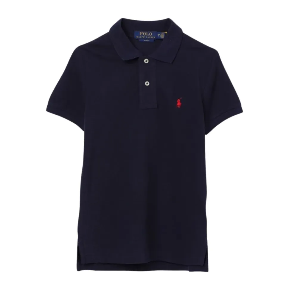 Barn Navy Polo Skjorte