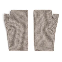 Beige hansker uten fingre