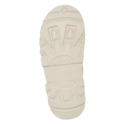 Beige Semsket Skinn Flate Sko