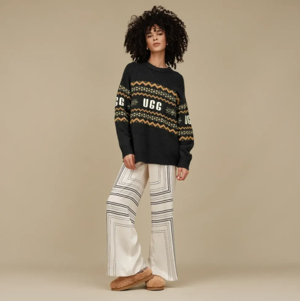 Beige Ugg Ugg Tasman Maxi Curly Sko