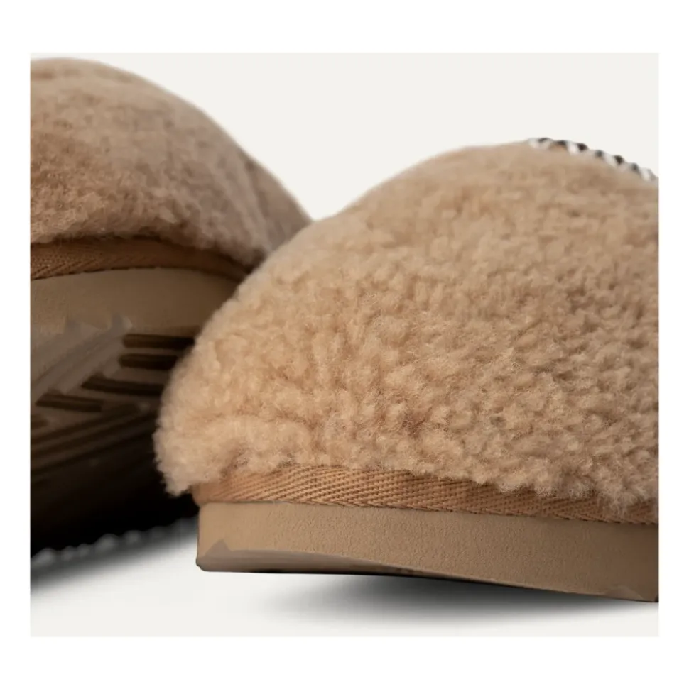 Beige Ugg Ugg Tasman Maxi Curly Sko
