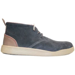 Blå Semskede Loafers