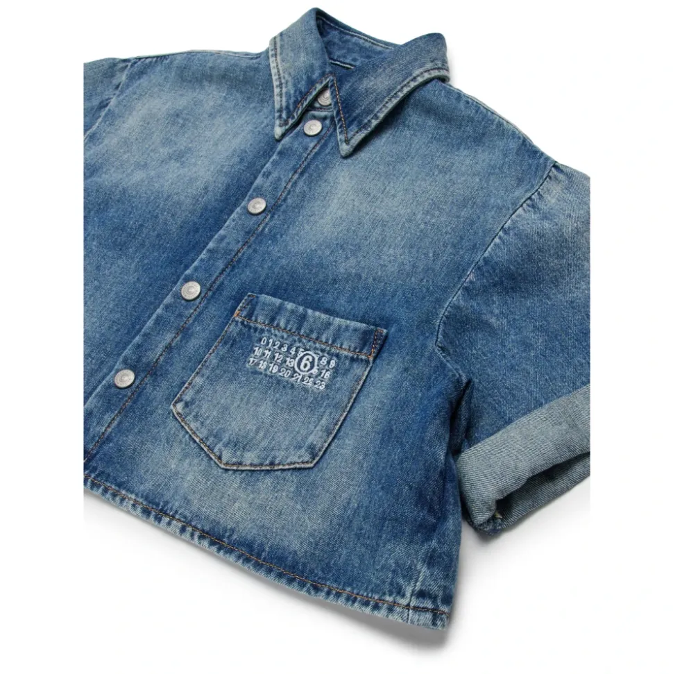 Blue Denim Camicia