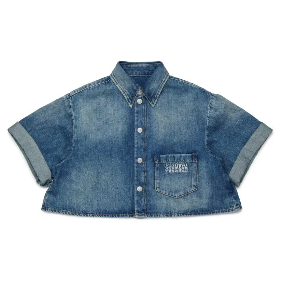 Blue Denim Camicia
