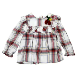Blusa Tartan i viskose