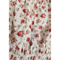 Bluse med blomstermotiv