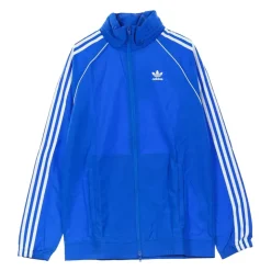 Blå Windbreaker Jakke for Menn