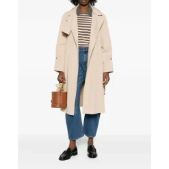 Bomullsblend Trenchcoat