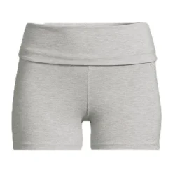 Brettede Hotpants - Grå Melange