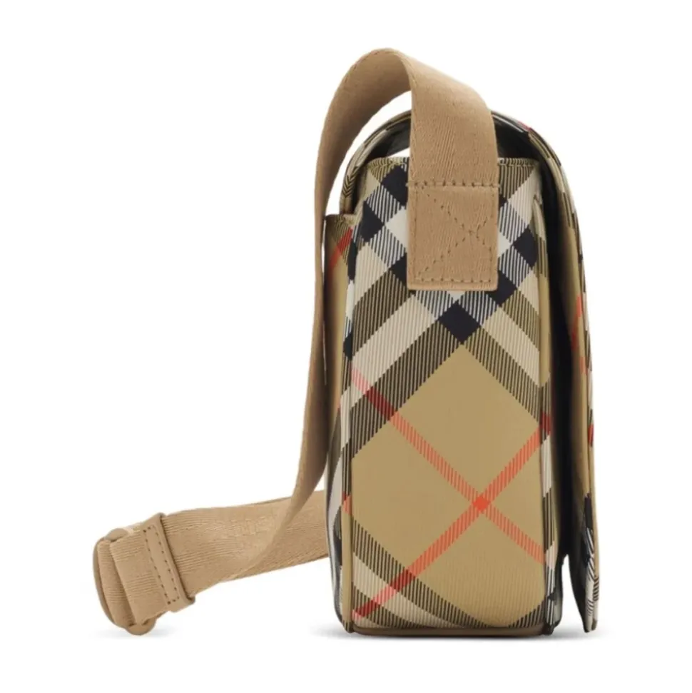 Check Messenger Bag