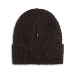 Chunky Mohair Hat - Mørkebrun