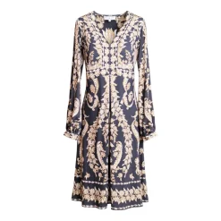 Classic Fold-front Dress