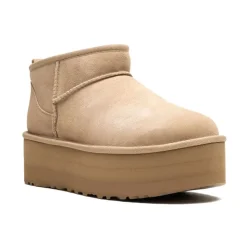Classic Ultra Mini Platform Støvler Sand