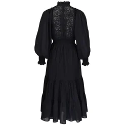 Cotton Slub Midi Dress
