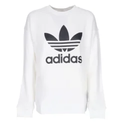 Crewneck Sweatshirt med Trefoil-logo