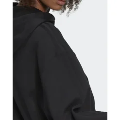 Cropped hettegenser med blondedetaljer