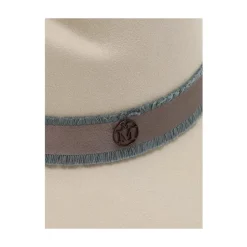 Dekorert Bomull Grosgrain Hatt