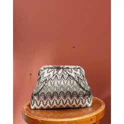 Delikat Sand/Brun Clutch Veske