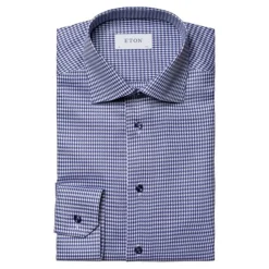 Elegant Houndstooth Dress Shirt