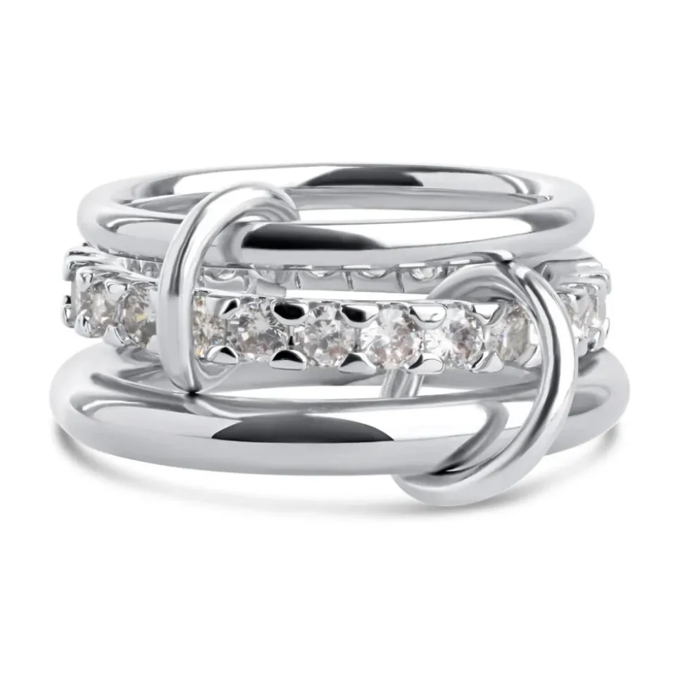 Ethel Stacked Ring Crystal