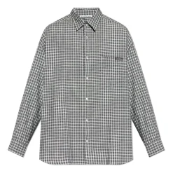 Flanellskjorte med knapper