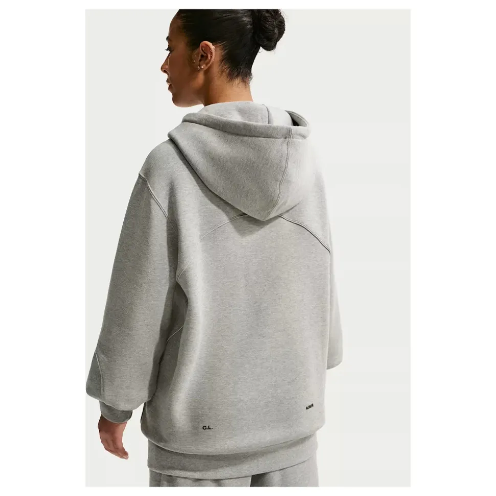 Fleece Reflective Piping Hoodie