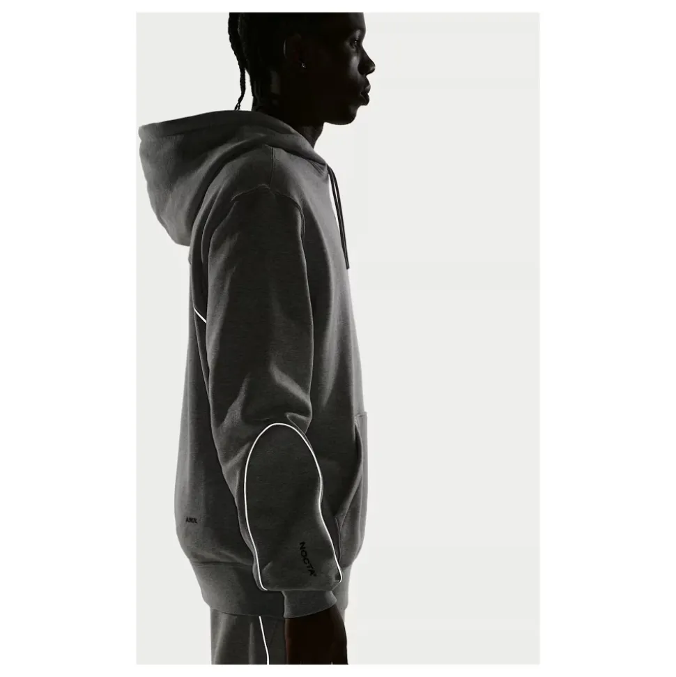 Fleece Reflective Piping Hoodie