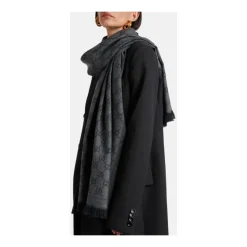 GG Jacquard-mønstret strikket skjerf