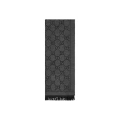 GG Jacquard-mønstret strikket skjerf
