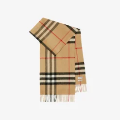 Giant Check Cashmere Scarf