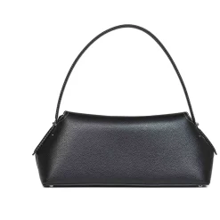 Grained-Leather T-lock Skulderveske