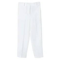 High-Waist Pleated Trousers