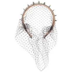 Leather Headband with Studs