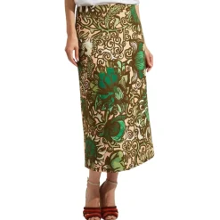 Pencil Skirt i Shot Cotton
