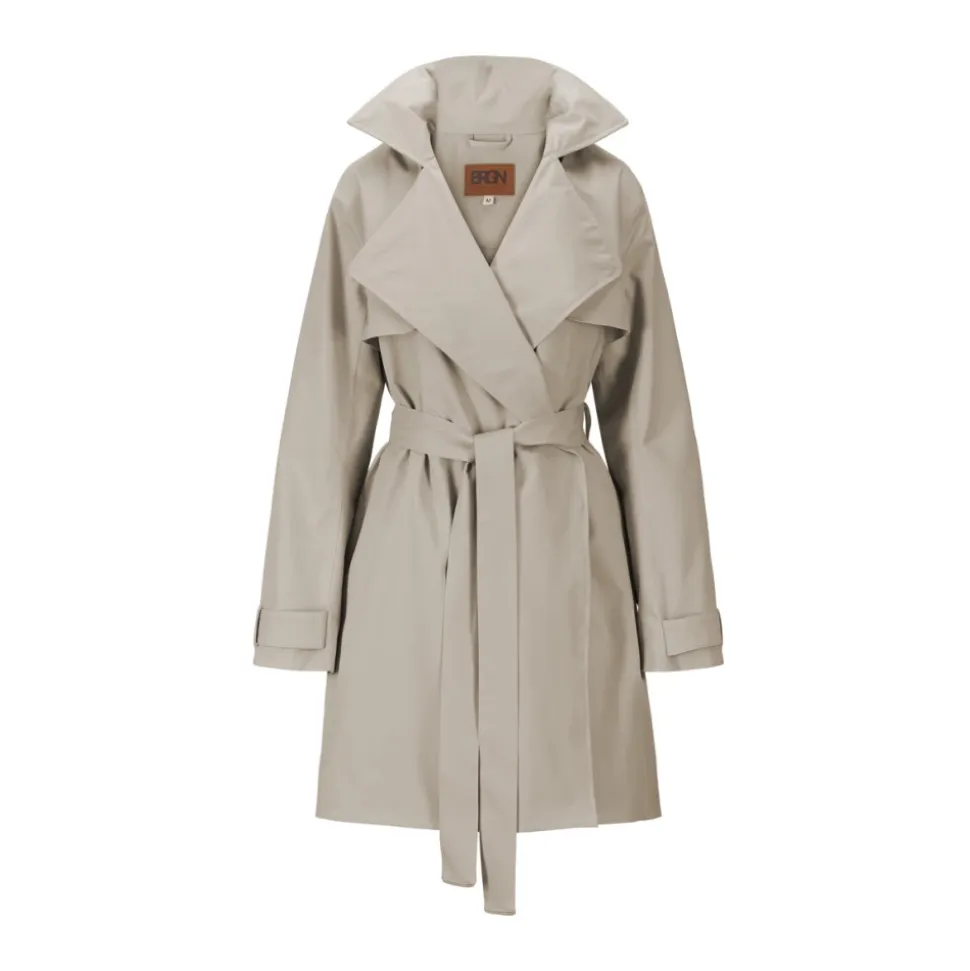 Sand Yr'en Vanntett Trench Coat
