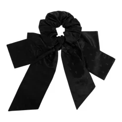 Skull Jacquard Bow Scrunchie