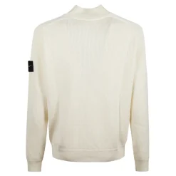 Stone Island Sweaters White