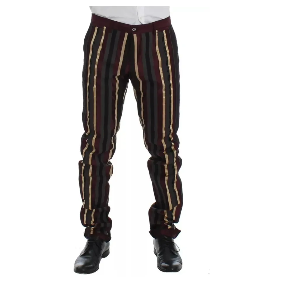 Stripet Dobbeltspent Slim Fit Dress