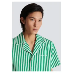 Stripete pyjamaskjorte