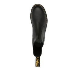 Svarte Nappa Chelsea Boots