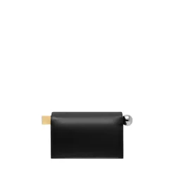 Svart Lam Crossbody Veske