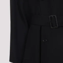 Svart Ullfrakk AW25
